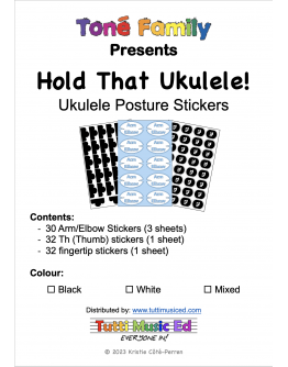 Hold That Ukulele - Black and White