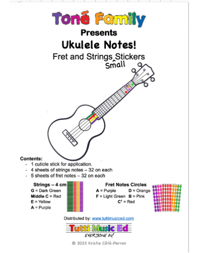 Ukulele Notes - Small